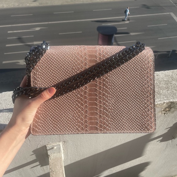 Faux Crocodile Crossbody Bag - Picture 4 of 7